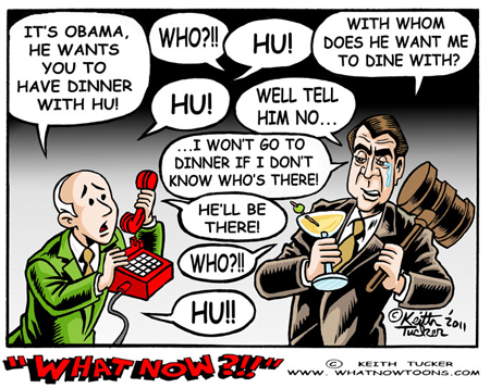Guess who's Not Coming to Dinner with Hu? China State Dinner, China Stealth Fighter, China Stealth Plane, Hu Jintao, Hu Jintao Obama,Hu Jintao State Dinner, Hu Jintao Visit, Obama Hu Jintao, World News,John Boehner