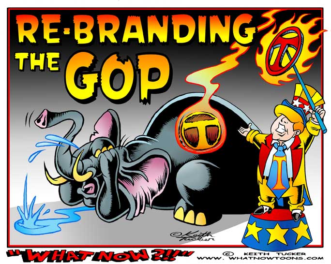 Donald Trump, is The GOP Nominee! Trump, Donald Trump, Donald Trump, Donald Trump 2016, Donald Trump President, Donald Trump Campaign, Donald Trump Muslims, Donald Trump Immigration, Donald Trump Mexicans, Trump Palin,political cartoons 2016,USA Election 2016, 2016 election, presidential election, Republicans, Political cartoons, election cartoons, GOP 2016