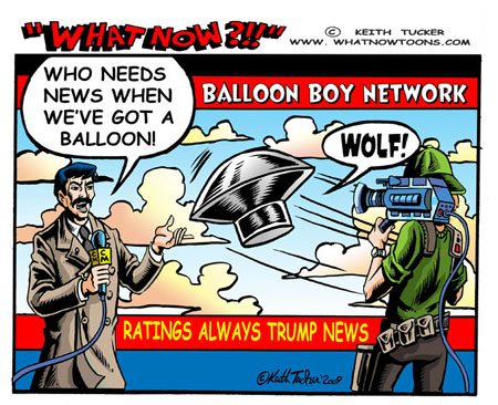 Balloon Boy - now THAT's news! Balloon Boy!
