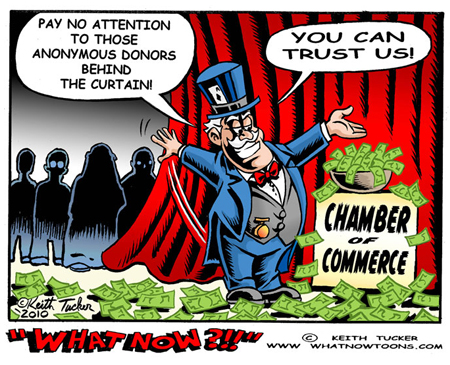 chamber of commerce, anonymous donors,election,mid terms,2010 Elections, Fundraising, Gop Fundraising, Tim Kaine, Tim Kaine Watergate, Politics, News,political cartoons,liberal,Democrats,citizens united
