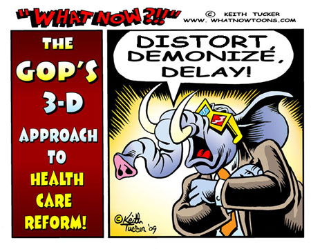 The GOP's 3-D Health Care Plan The GOP`s 3-D Health Care Plan