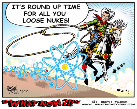 loose nukes, obama, nuclear security conference,plutonium,International Atomic Energy Agency,political, cartoon, radioactive waste