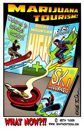 Make it green this winter! Colorado Marijuana, IT'S LEGAL NOW, legal pot, Legalization cartoons, Legalizing Marijuana, marijuana cartoons, medical Marijuana, Oregon Marijuana, rocky mountain high, Oregon pot