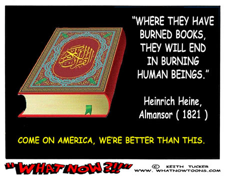 Let Muslims know we're not all intolerant crazy people! quran burning, Texas evangelist, religious intolerance, 9-11,wack jobs, american taliban