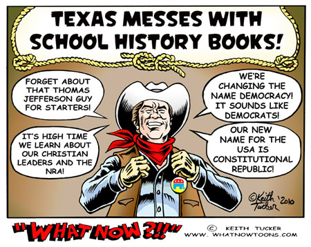Texas Messes with School History Books!