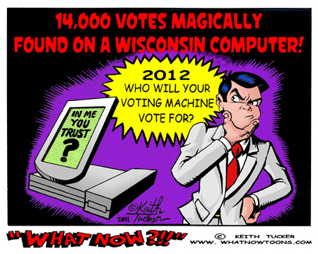 Ghost in the Machine - 2012 Waukesha County, found 14000 votes, Wisconsin state Supreme Court election,county clerk, Brookfield,Scott Walker,Kathy Nickolaus,voting machines,incumbent Republican,election results,Justice David Prosser,Election Irregularities, Election Reform, Fraud