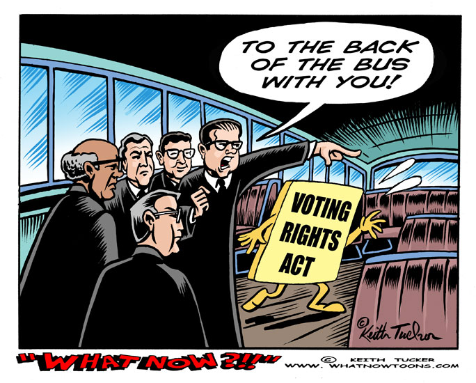 Civil Rights, Supreme Court, Video, Department Of Justice, Ryan J. Reilly on Justice, Supreme Court Voting Rights Act Section 4, Voting Rights, Voting Rights, Scotus, Section 4, Section 4 Of The Voting Rights Act, Section 4 Of Voting Rights Act, Section 4 Voting Rights Act, Section 5 Of The Voting Rights Act, Section 5 Voting Rights Act, Supreme Court Voting Rights Act, Voting Rights Act Ruling, Voting Rights Act Section 4, political cartoons, Voting Rights Act Section 5, Voting Rights Act Struck Down, Voting Rights Act Supreme Court, Vra, Vra Section 4, Politics News