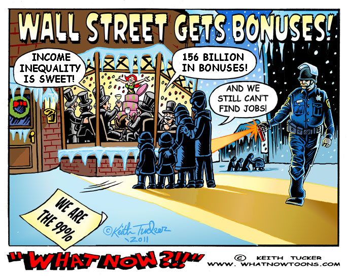 13 Million Unemployed and 156 BILLION DOLLARS of Wall Street Bonuses Barack Obama ,George W. Bush , Wall Street , Banks , Bank Bonuses , Bank Layoffs , Banker Bonuses , Banking Industry , Big Banks , Bonuses , Financial Industry , Occupy Wall Street, Wages, Wall Street Bonuses , Wall Street Compensation , Wall Street Layoffs , Business News, Bank Of America , Goldman Sachs , Bankers' Pay , Business News , Wall Street News , Wall Street Pay , Banker Bonuses , Public-Accountability-Initiative , Wall Street Compensation , Wall Street Pay 2011 , Business News, political cartoons, liberal cartoons