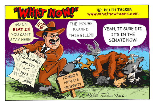 Endangered species get the boot with HR3824! Endangered species get the boot with HR3824!