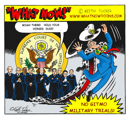 Watch out, George - the ''Supremes'' are singing a different tune today! Watch out, George - the ''Supremes'' are singing a different tune today!