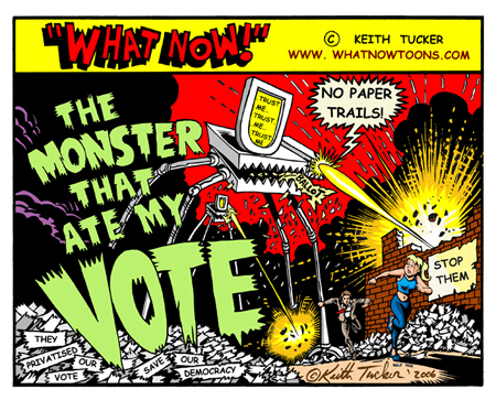 Science fiction becomes reality The Monster that Ate my Vote
