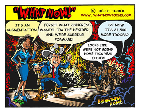 Bush still pushing to continue illegal occupation indefinitely Bush still pushing to continue illegal occupation indefinitely
