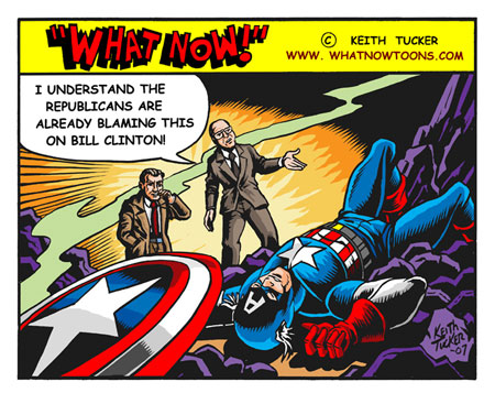 Captain America - just another victim of the current administration? Captain America - just another victim of the current administration?