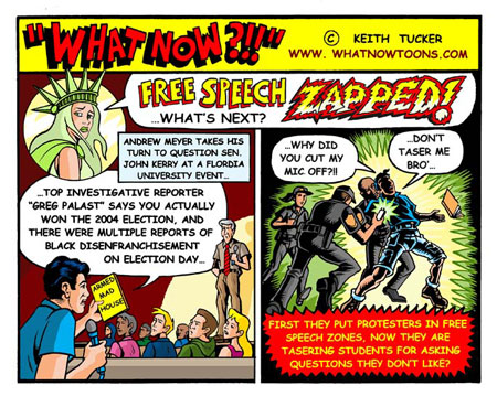 Well, Senator Kerry, will you answer the question now? Well, Senator Kerry, will you answer the question now?