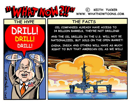 Big Oil land grab or helping out the U.S.? McCain: More $$$ for Big Oil!